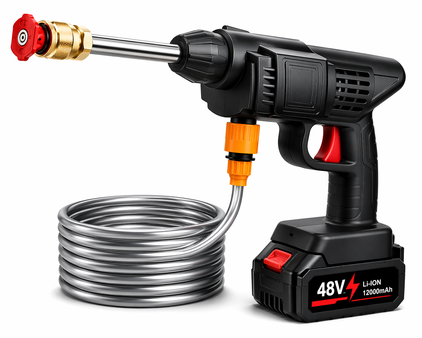 JetShine™ Cordless High Pressure Washer Gun | Powerful Portable Car & Home Cleaning Tool